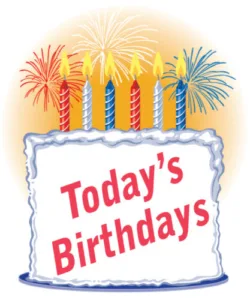 Today's Birthdays